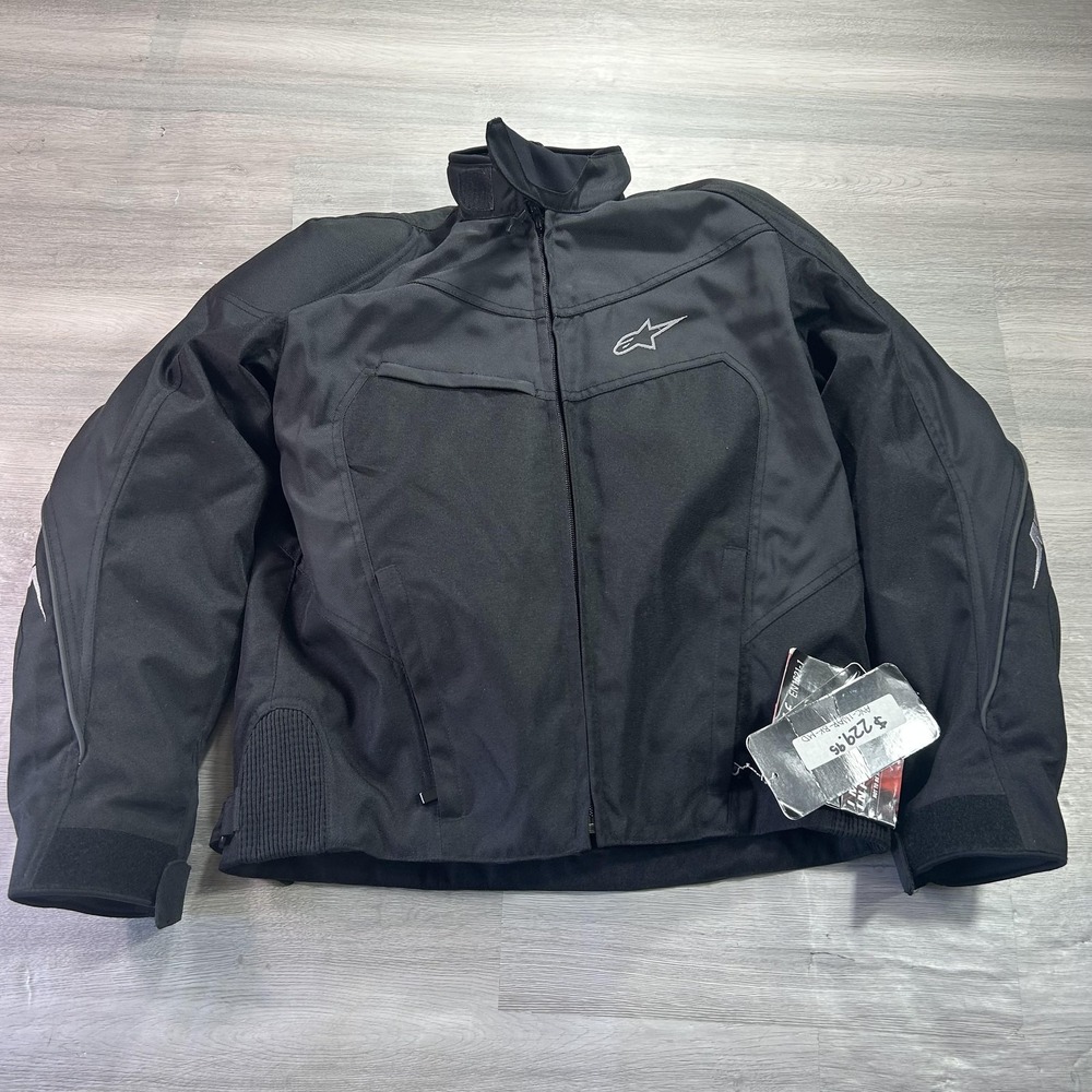 Alpinestars Argon Jacket Womens Medium Black Textile Motorcycle Removable Liner